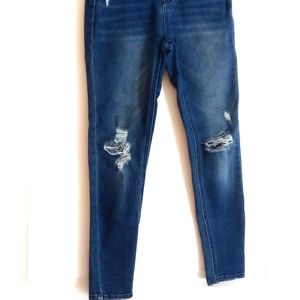 Vanilla Star Mid High Snatched Waisted Jeans